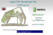 Uppal G99 Sector 99 Gurgaon India