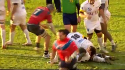 Aurillac-Mont de Marsan : 42-12 J11 - Saison 2013-2014