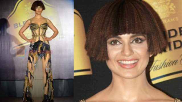 Kangana Ranaut Walks For Gavin Miguel @ Blenders Pride Fashion Tour 2013 !