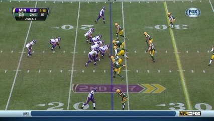 Packers defense, sack, 2-yd loss