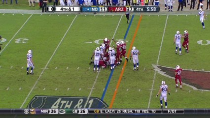 Cardinals defense, 4th down failed