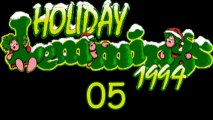 Let's Play Holiday Lemmings 1994 - #05 - Umdrehungen im Schnee