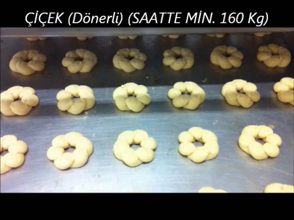 TMAK MAKINA - Kuru Pasta ve Kurabiye Makinaları - Dönerli Çiçek 2