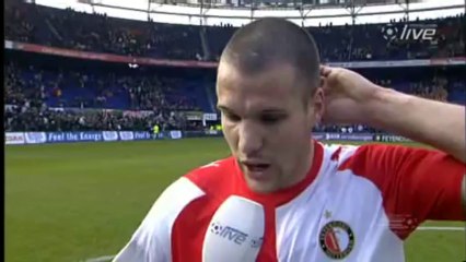 14-03-10 Ron Vlaar na Feyenoord - Heracles Almelo