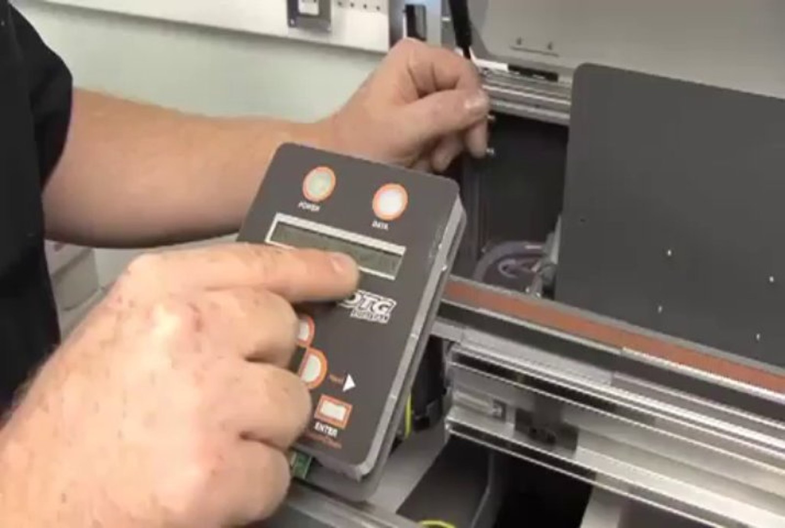 ⁣DTG Printer Training Video - Nozzle Check on M2 DTG Printer