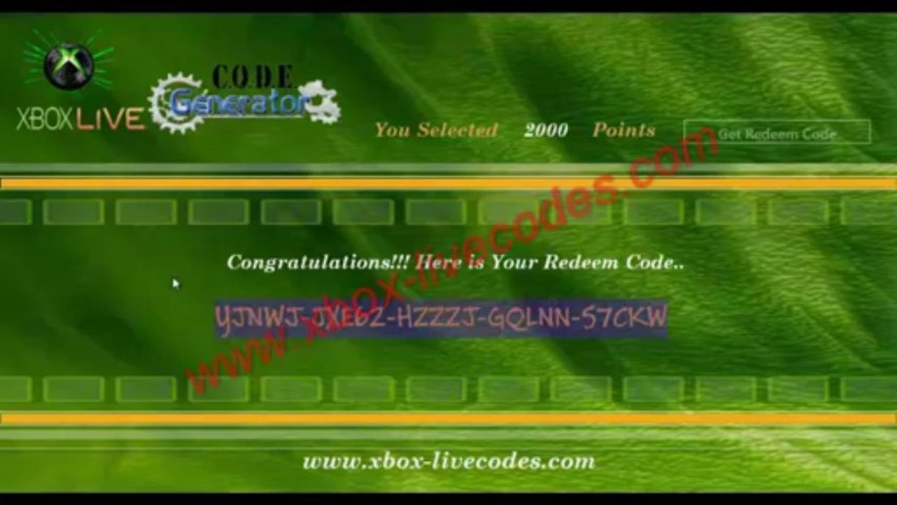 Free Xbox Live Code Generator-Get Free Xbox Live Codes Windows Android App