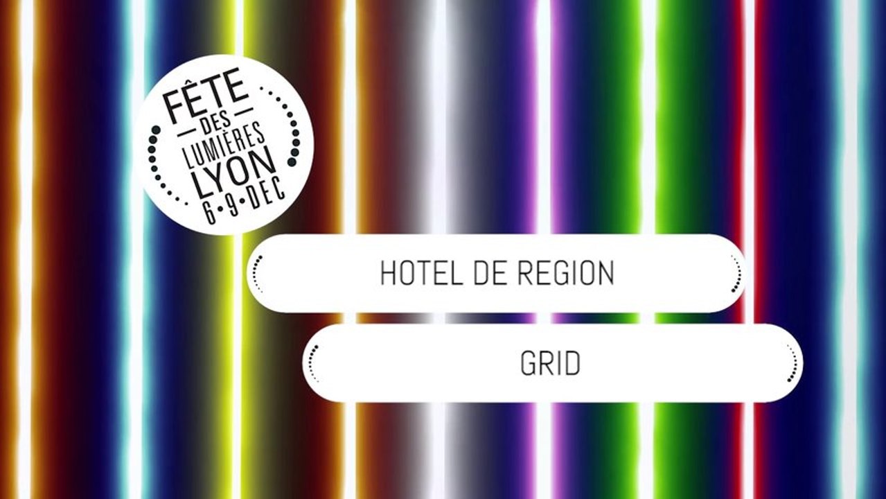 Fête des Lumières 2013 - "Grid"