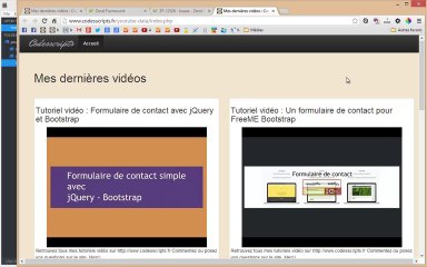 Tutoriel vidéo : Afficher une liste de vidéos YouTube API - Zend