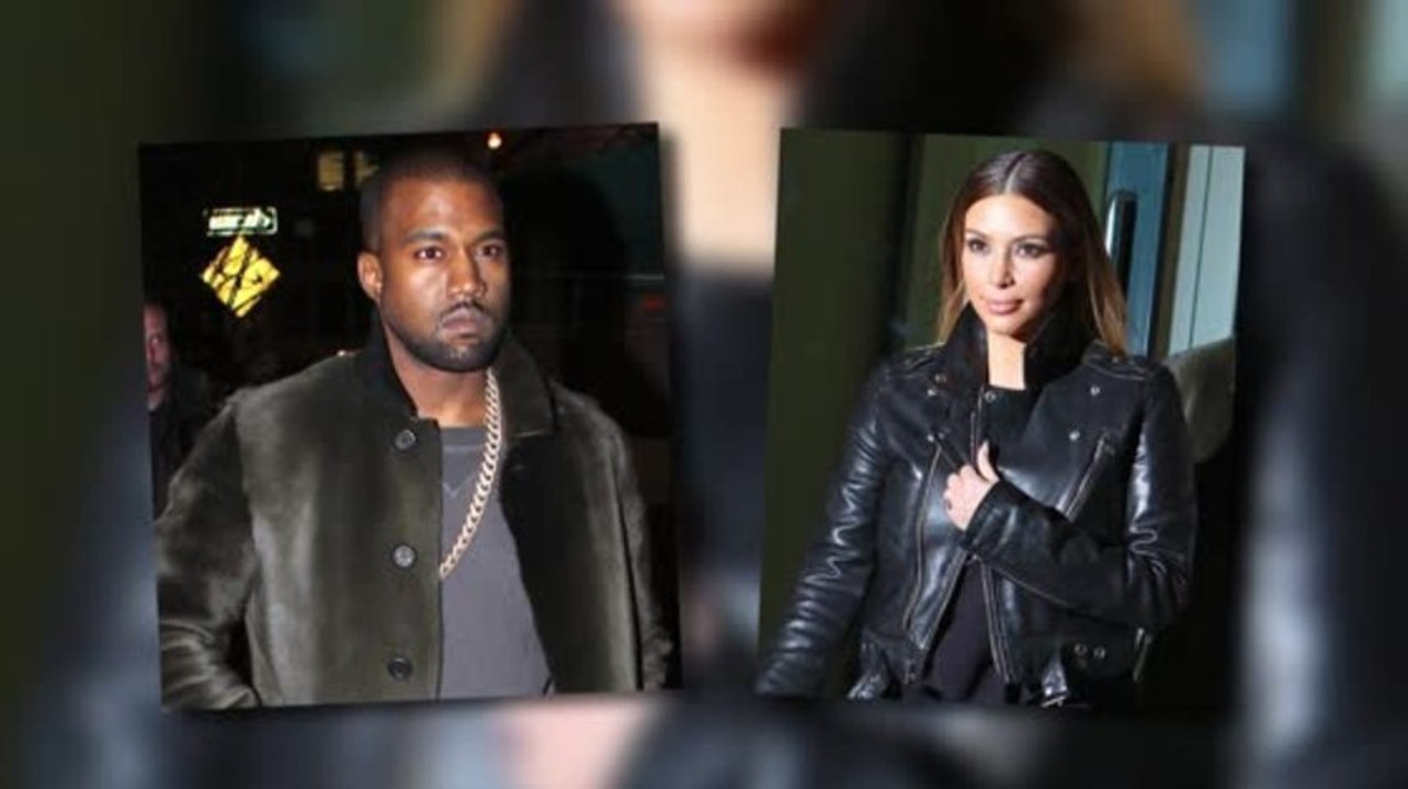 Kim Kardashian und Kanye West im Partnerlook