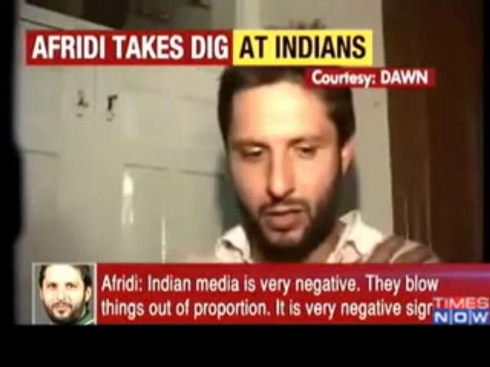 Great insult of Indians by Afridi.flv