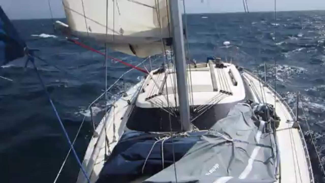 en route vers les canaries J1