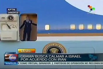 Obama busca calmar a Israel tras acuerdo con Irán