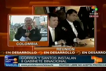Presidentes de Ecuador y Colombia se reunirá este lunes en Ipiales