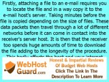 Cloud Hosting - Sending Large Files on the Internet