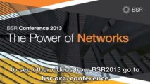 BSR Conference 2013 – An Interview w/ Manoelle Lepoutre, Top Executive Careers and Management, TOTAL