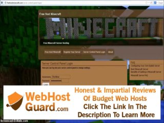 Minecraft Hosting Server