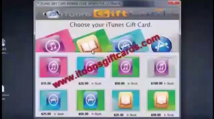 itunes Gift Card Generator November 2013 Working