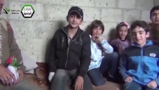 Terrible explosion Strikes Near Syrian Children