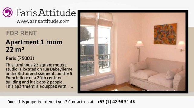 Studio Apartment for rent - Musée Picasso, Paris - Ref. 532
