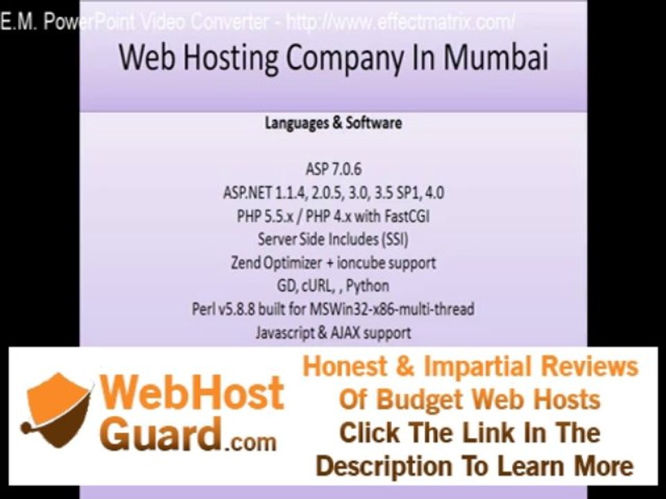Web Hosting Company In Mumbai - Web Hosting Company