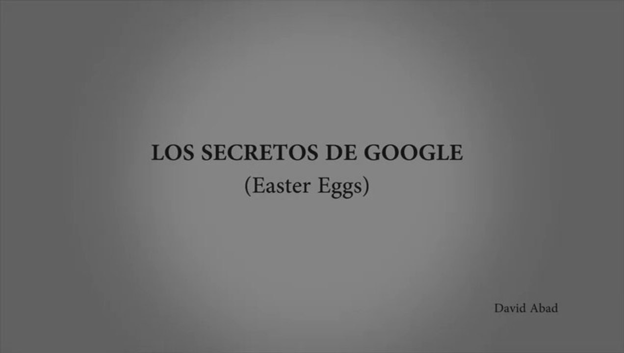 Google's Easter Eggs | Os segredos do Google