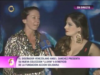 Ángel Sánchez presenta su nueva colección “Lluvia” a beneficio de la fundación Acción Solidaria