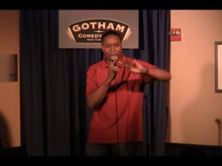 Comedian Jamie Roberts at Gotham Comedy Club Porn on phone