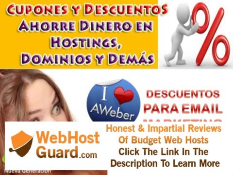 Cupones para Hosting - Cupones para Dominios - Descuentos Aweber - Hosting y Dominios