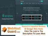 Preview Servereza - Hosting Business Premium PSD Theme PSD Templates - Technology Template Download