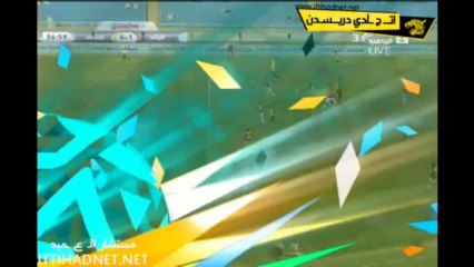 أحمد الفريدي - أبرز لمساته في مباراة الاتحاد والرائد - دوري جميل 2013م