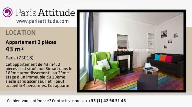 Appartement 1 Chambre à louer - Jules Joffrin - Mairie du 18ème, Paris - Ref. 7280