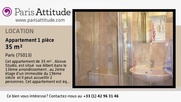 Appartement Alcove Studio à louer - Tolbiac, Paris - Ref. 6424