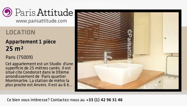 Appartement Studio à louer - Poissonnière, Paris - Ref. 1506