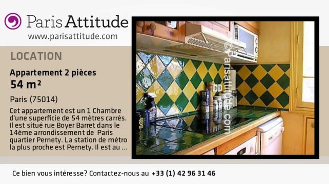 Appartement 1 Chambre à louer - Plaisance/Pernety, Paris - Ref. 4949