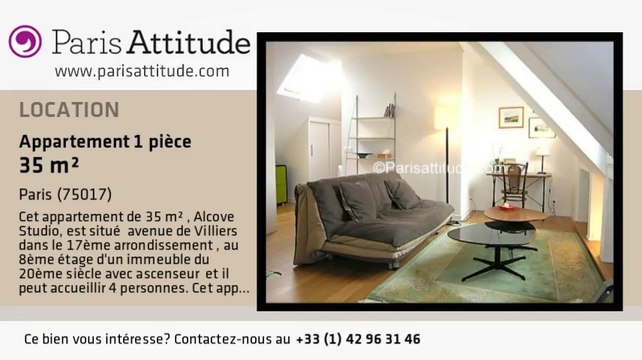 Appartement Alcove Studio à louer - Parc Monceau, Paris - Ref. 5441