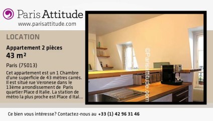 Appartement 1 Chambre à louer - Place d'Italie, Paris - Ref. 4893