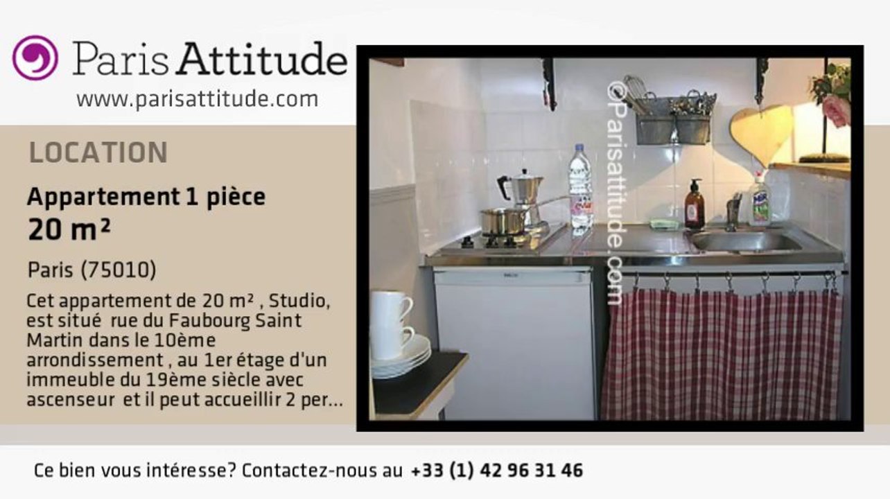 Appartement Studio à louer - Gare de l'Est/Gare du Nord, Paris - Ref. 5430