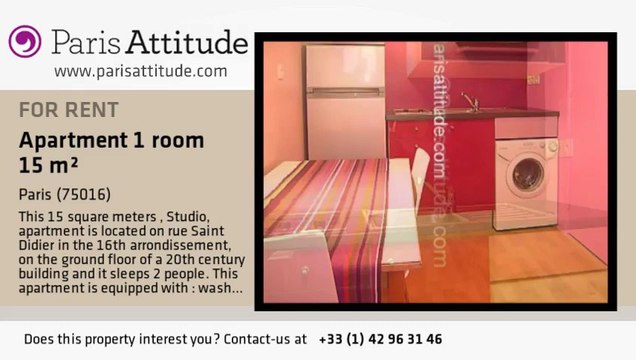 Studio Apartment for rent - Trocadéro, Paris - Ref. 3239