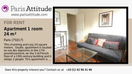 Studio Apartment for rent - Guy Moquet, Paris - Ref. 4112
