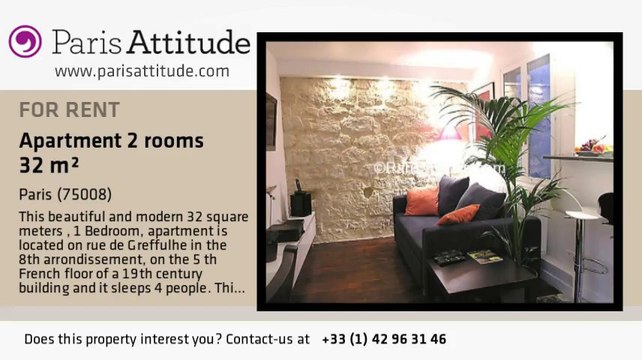 1 Bedroom Apartment for rent - Madeleine, Paris - Ref. 6998