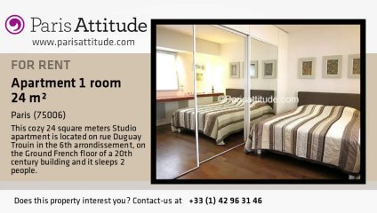 Studio Apartment for rent - Jardin du Luxembourg, Paris - Ref. 4958