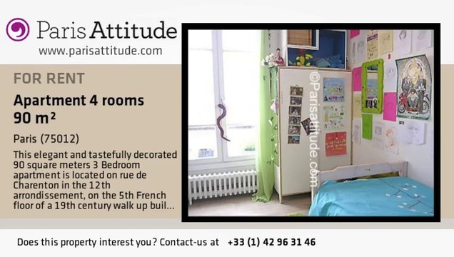 3 Bedroom Apartment for rent - Ledru-Rollin, Paris - Ref. 3436