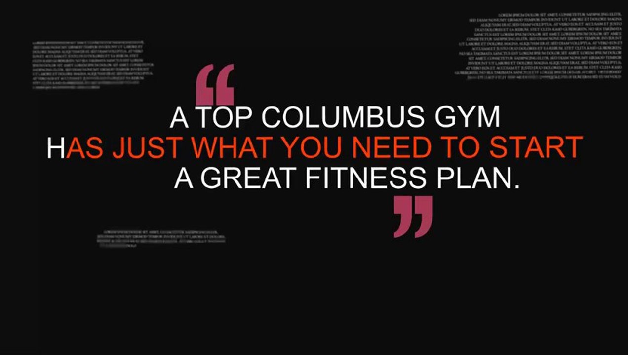 Jumpstart Your Workout Plan with Columbus Gym