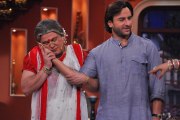 Saif Ali Khan promotes  BULLETT RAJA on Comedy Nights With Kapil sets 