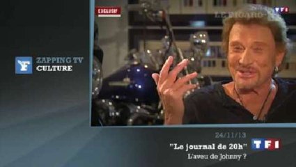 Zapping TV - Johnny Hallyday sur TF1 : «Tout dépend des substances qu’on a prises»