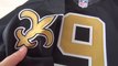 New Orleans Saints #9 Brees elite jersey in black color