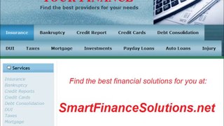 SMARTFINANCESOLUTIONS.NET - Filing for Bankruptcy, What debt(s) do I have to worry about?