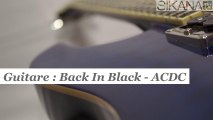 Cours de guitare : jouer Back In Black de ACDC