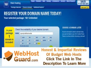 Download Video: Como comprar un hosting y obtener dominio gratis con 1and1