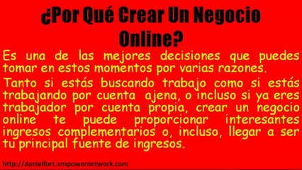 Por Que Crear Un Negocio Online | Como Crear Un Negocio Online